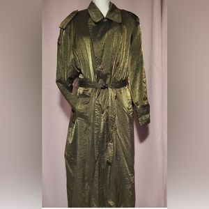 Army Green Metallic Trench
